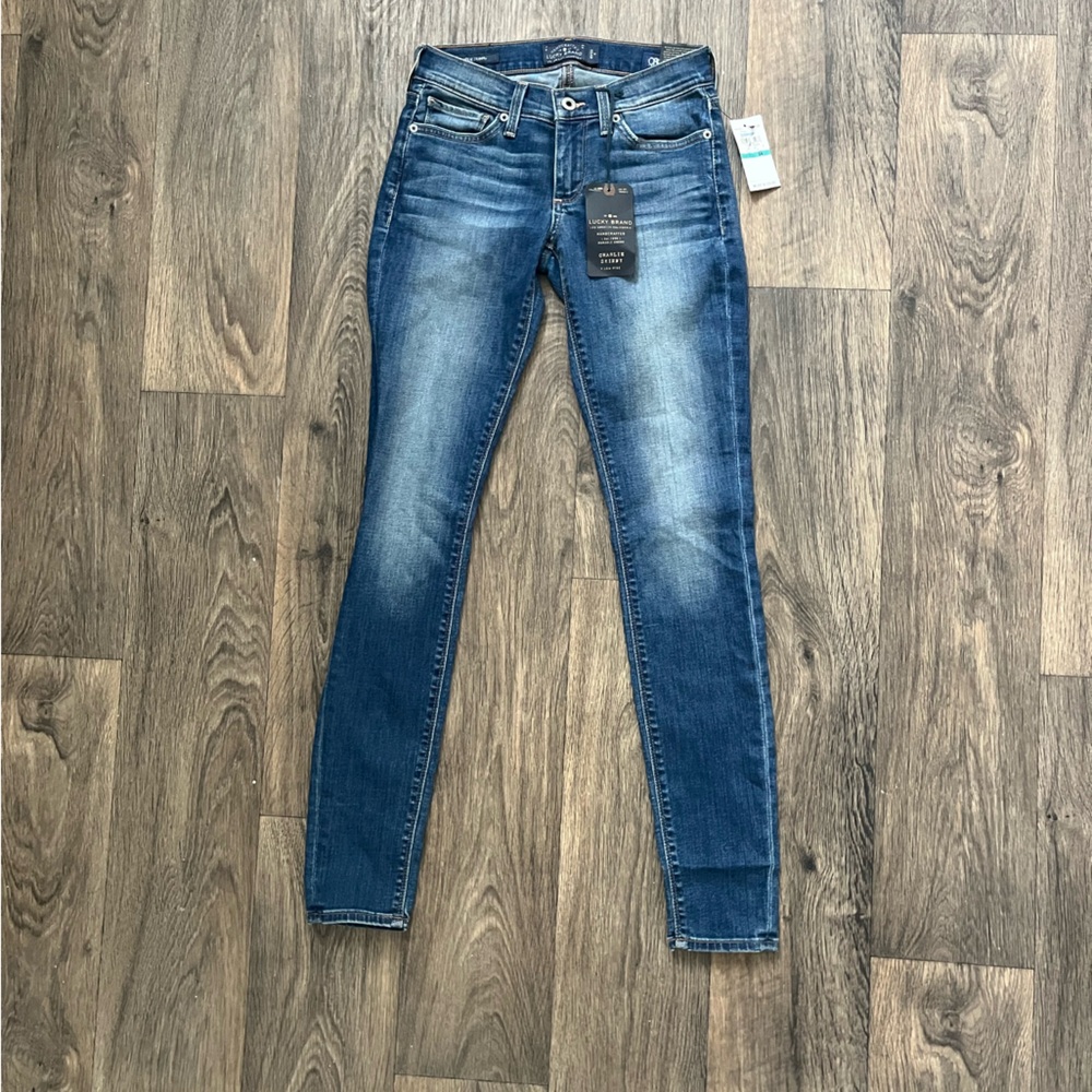 Lucky Brand Women's Blue Low Rise Skinny Jeans